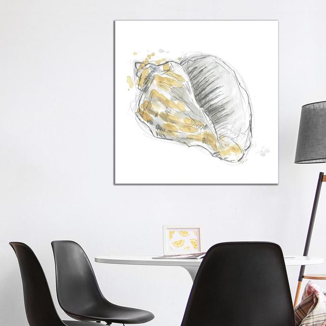 Citron Shell Sketch III Highland Dunes Size: 93.98cm H x 93.98cm W on Productcaster.