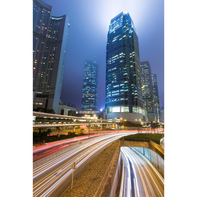 Hong Kong Business District by EarnestTse - Wrapped Canvas Print 17 Stories Size: 122cm H x 81cm W on Productcaster.