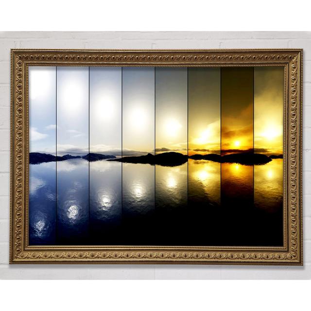 Lights Of The River Framed Print Bright Star Size: 21cm H x 29.7cm W x 3cm D on Productcaster.