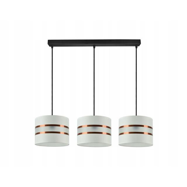 Gallego 3 - Light Kitchen Island Linear Pendant Metro Lane Shade Colour: White on Productcaster.