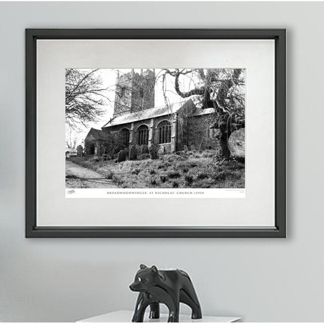 'Broadwoodwidger, St Nicholas' Church C1950' - Picture Frame Photograph Print on Paper The Francis Frith Collection Size: 40cm H x 50cm W x 2.3cm D on Productcaster.