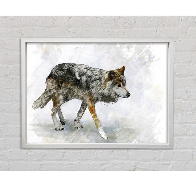 Wolf Trek - Drucken Bright Star Größe: 100 cm H x 141,4 cm B x 3,3 cm T on Productcaster.