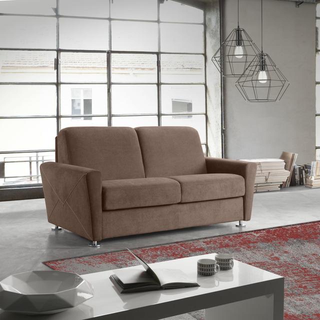 Schlafsofa Snoopy Metro Lane Polsterfarbe: Braun on Productcaster.