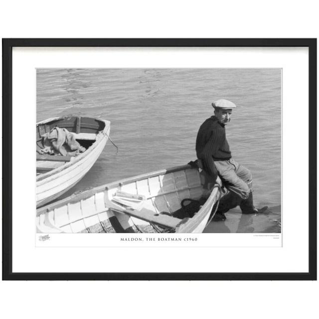 'Maldon, the Boatman C1960' by Francis Frith - Picture Frame Photograph Print on Paper The Francis Frith Collection Size: 28cm H x 36cm W x 2.3cm D on Productcaster.