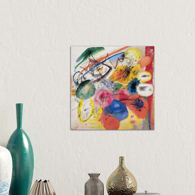 Black Lines by Wassily Kandinsky - Wrapped Canvas Painting Print 17 Stories Size: 45.72cm H x 45.72cm W x 3.81cm D on Productcaster.