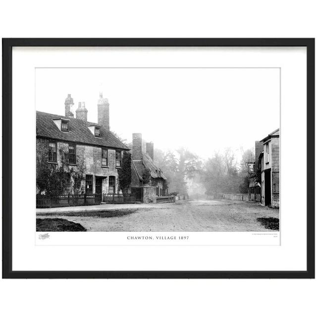 'Chawton, Village 1897' by Francis Frith - Picture Frame Photograph Print on Paper The Francis Frith Collection Size: 28cm H x 36cm W x 2.3cm D on Productcaster.