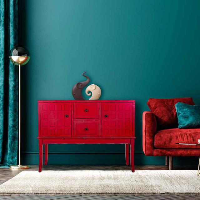 Sideboard Zamudio Sommerallee Farbe: Rot on Productcaster.