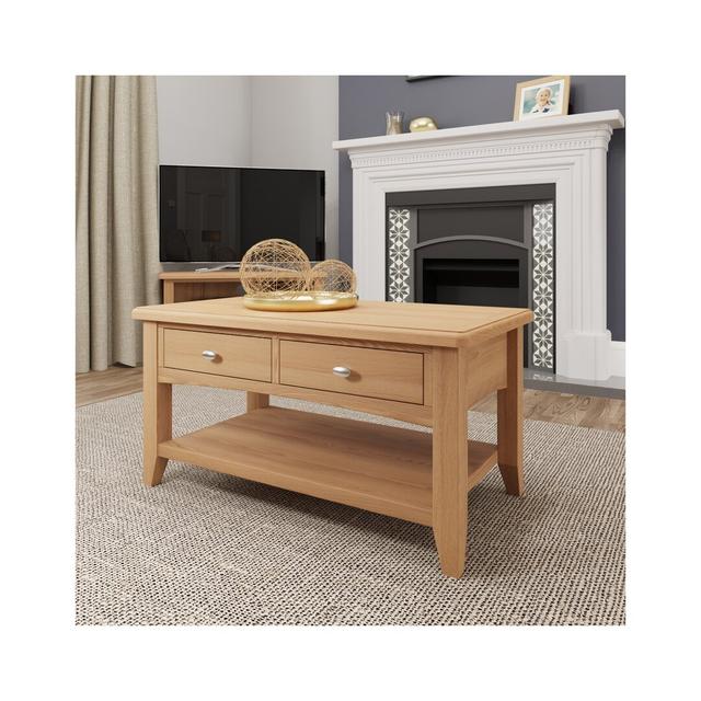 Braaten Coffee Table with Storage Union Rustic on Productcaster.