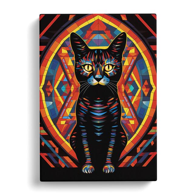 Egyptian Cat Op - Print Latitude Vive Size: 50cm H x 35cm W x 3cm D on Productcaster.