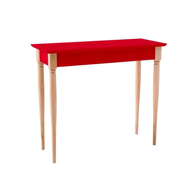 Schreibtisch Adrian Hashtag Home Größe: 74 cm H x 85 cm B x 40 cm T, Farbe: Rot on Productcaster.