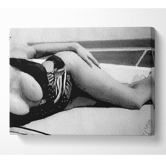 Nudes Canvas Boat Ride - Wrapped Canvas Art Prints Latitude Run Size: 50.8cm H x 81.3cm W x 10cm D on Productcaster.