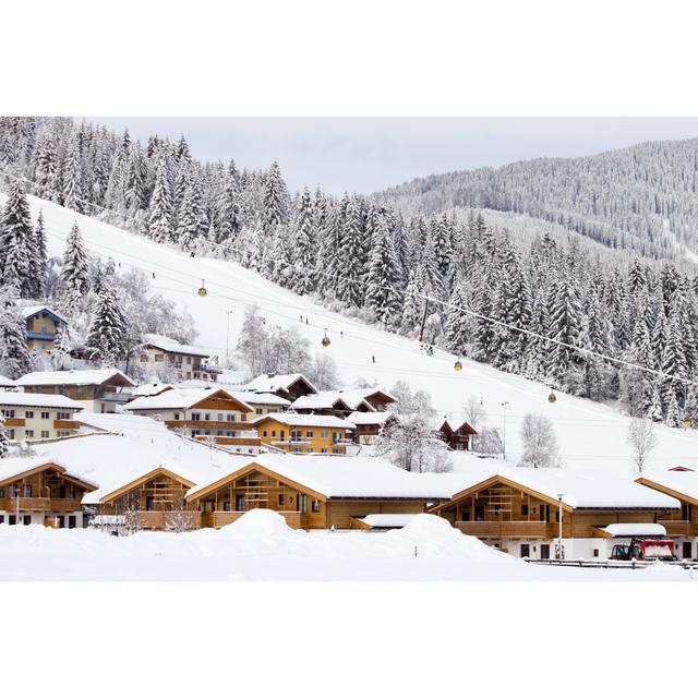 Flachau Ski Resort by Vanderwolf - Wrapped Canvas Photograph Alpen Home Size: 81cm H x 122cm W on Productcaster.