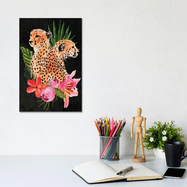 Cheetah Bouquet I by Annie Warren - Wrapped Canvas Print 17 Stories Size: 30.48cm H x 20.32cm W x 1.905cm D on Productcaster.