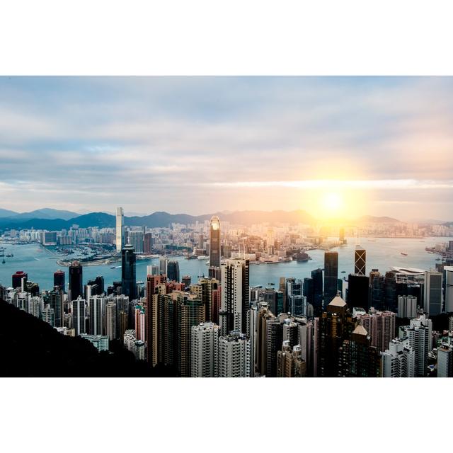 Hiltraud Hong Kong by NithidPhoto - Wrapped Canvas Print Latitude Run Size: 51cm H x 76cm W x 3.8cm D on Productcaster.