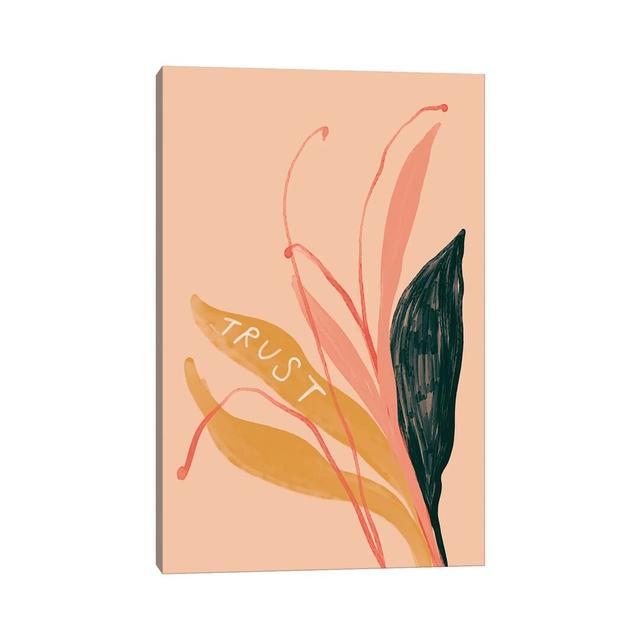 Trust Plant by Morgan Harper Nichols - Wrapped Canvas Painting ClassicLiving Size: 66.04cm H x 45.72cm W x 3.81cm D on Productcaster.