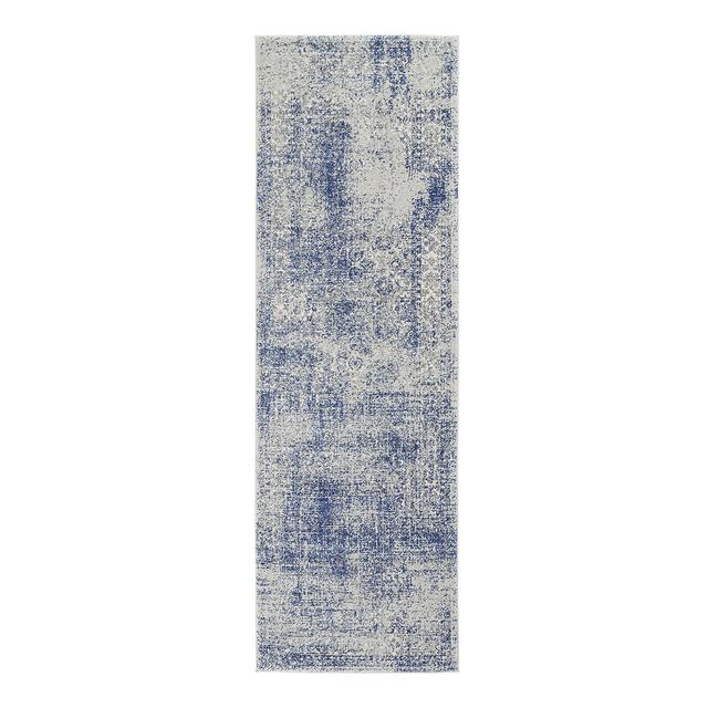 Citium Blue Area Rug Brayden Studio Rug Size: Runner 81.28 x 243.84cm on Productcaster.