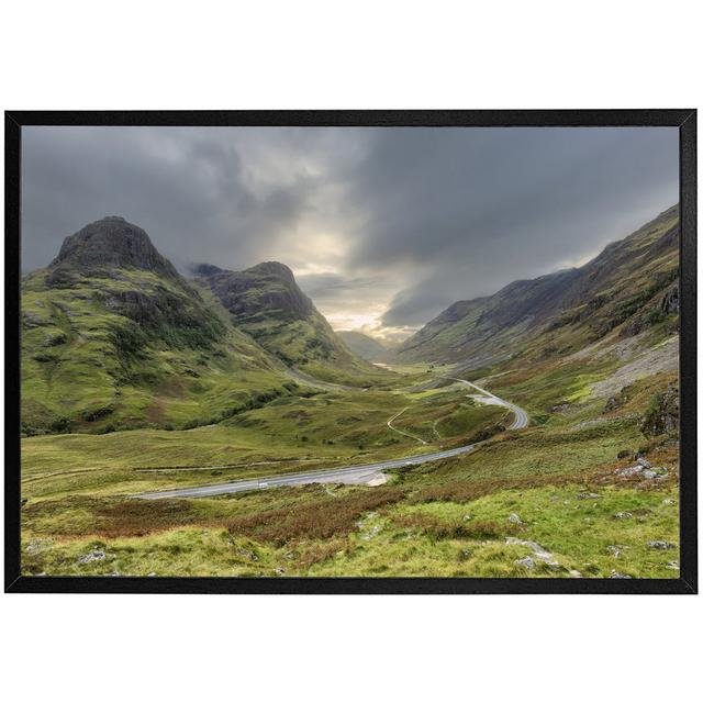 Gladbrook Scotland Highlands - Single Picture Frame Print Alpen Home Size: 25cm H x 31cm W x 4cm D, Frame Option: Black Framed on Productcaster.