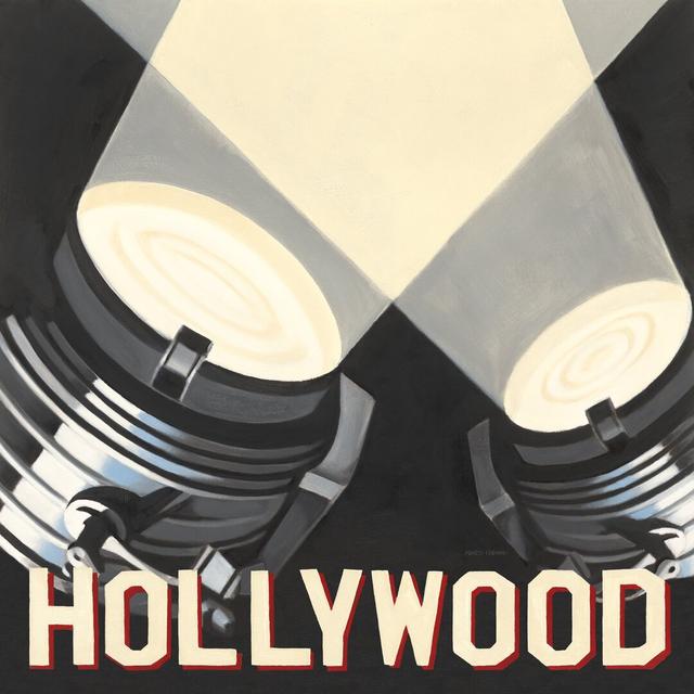 Hollywood by Marco Fabiano - Wrapped Canvas Print Marlow Home Co. Size: 76cm H x 76cm W on Productcaster.