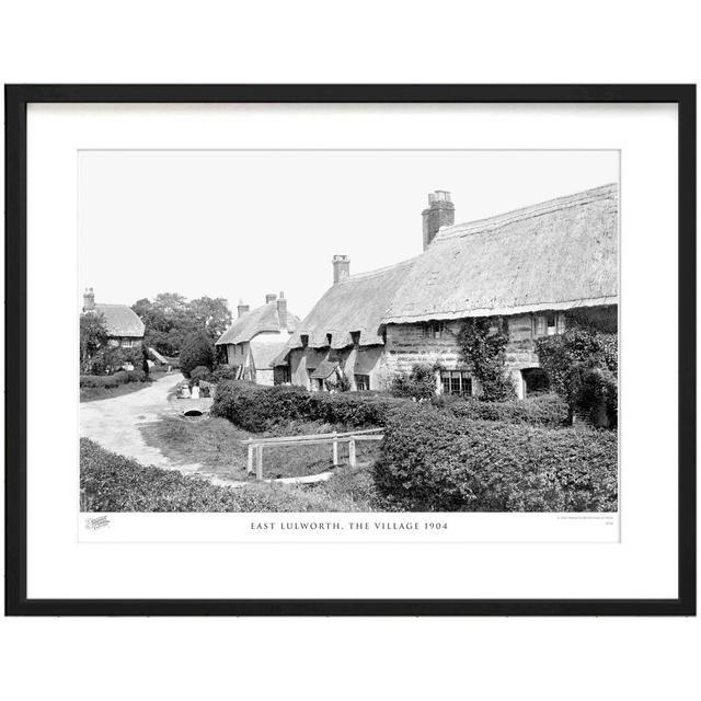 'East Lulworth, the Village 1904' by Francis Frith - Picture Frame Photograph Print on Paper The Francis Frith Collection Size: 40cm H x 50cm W x 2.3c on Productcaster.