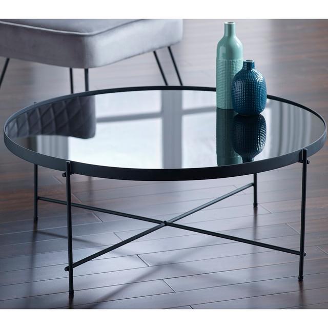 Yasmina Coffee Table Etta Avenue Colour: Black on Productcaster.