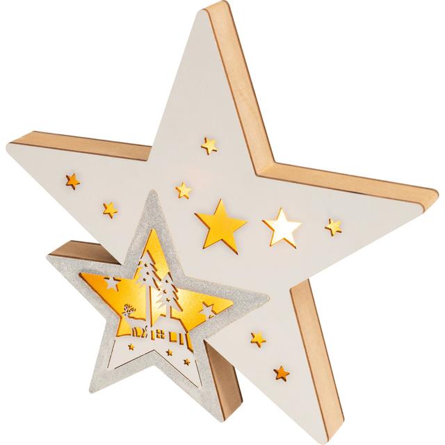 Wooden Christmas Star St. Helens Home & Garden on Productcaster.