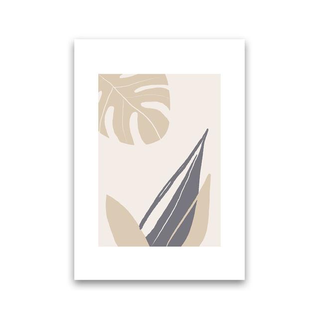 Mila Plant Leaf N21 by Pixy Paper - Graphic Art Bay Isle Home Size: 84cm H x 59.4cm W x 1cm D, Format: Unframed on Productcaster.