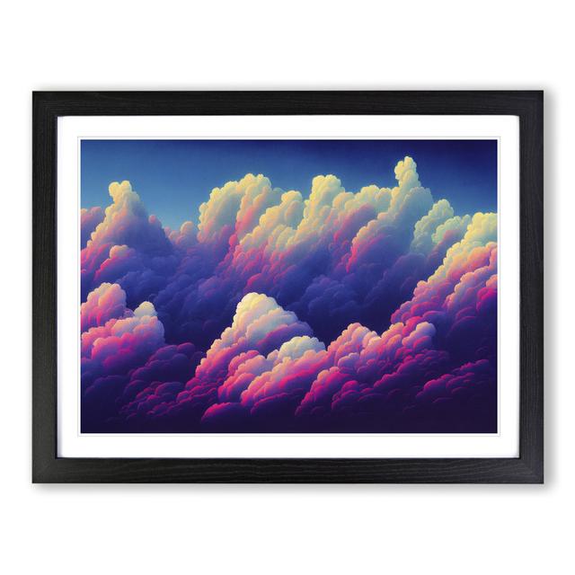 XH1022-6812X Pastel Cloudy Sky Vol.4 - Picture Frame Print ClassicLiving Frame Colour: Black, Size: 46cm H x 64cm W x 2cm D on Productcaster.