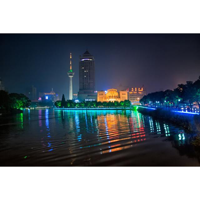 Nantong City by Sky_Blue - Wrapped Canvas Photograph 17 Stories Size: 51cm H x 76cm W on Productcaster.