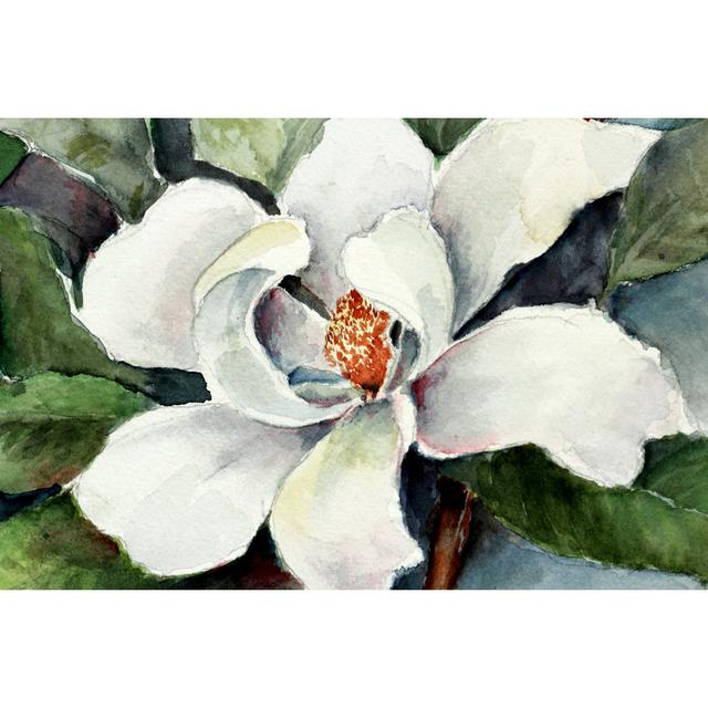 Magnolienblüte - Kunstdrucke auf Leinwand Marlow Home Co. Größe: 81 cm H x 122 cm B x 3,8 cm T on Productcaster.