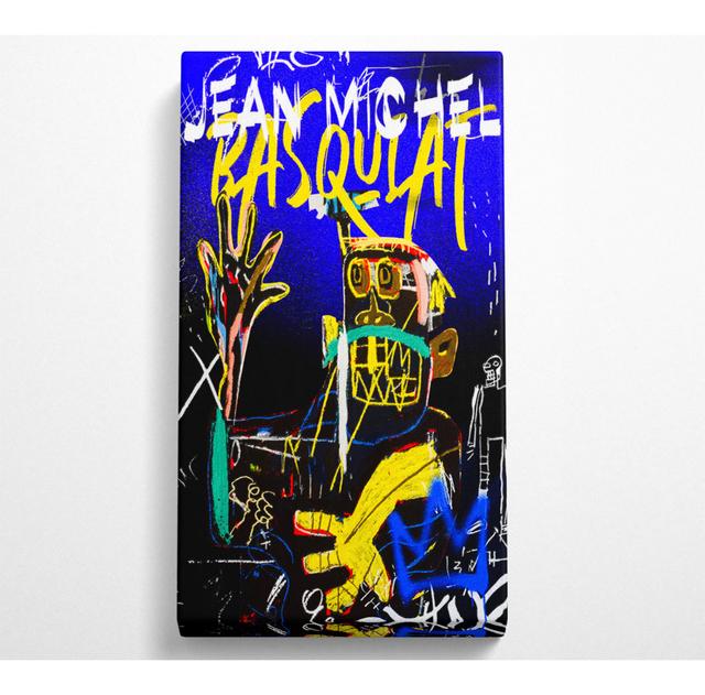 Jean Michel Basquiat Monster - Kunstdrucke auf Leinwand Happy Larry Größe: 203,2 cm H x 101,6 cm B on Productcaster.