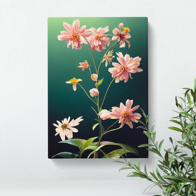 The Splendid Flowers - Wrapped Canvas Graphic Art Latitude Run Size: 60cm H x 40cm W x 3cm D on Productcaster.