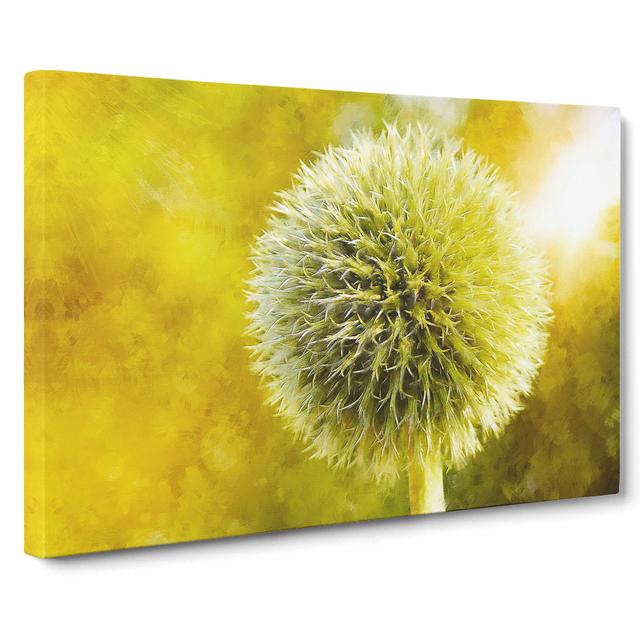 Thistle Flower Vol.2 - Wrapped Canvas Print East Urban Home Size: 40cm H x 60cm W x 3cm D on Productcaster.