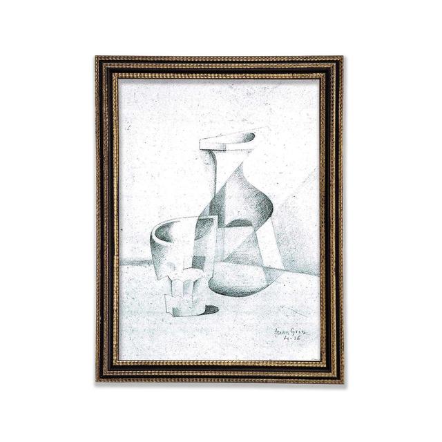 Juan Gris Caraffe And Glass - Print Rosalind Wheeler Size: 84.1cm H x 59.1cm W on Productcaster.