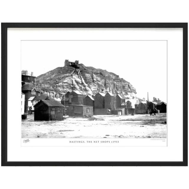 Hastings, The Net Shops C1955 by Francis Frith - Single Picture Frame Print The Francis Frith Collection Size: 40cm H x 50cm W x 2.3cm D on Productcaster.