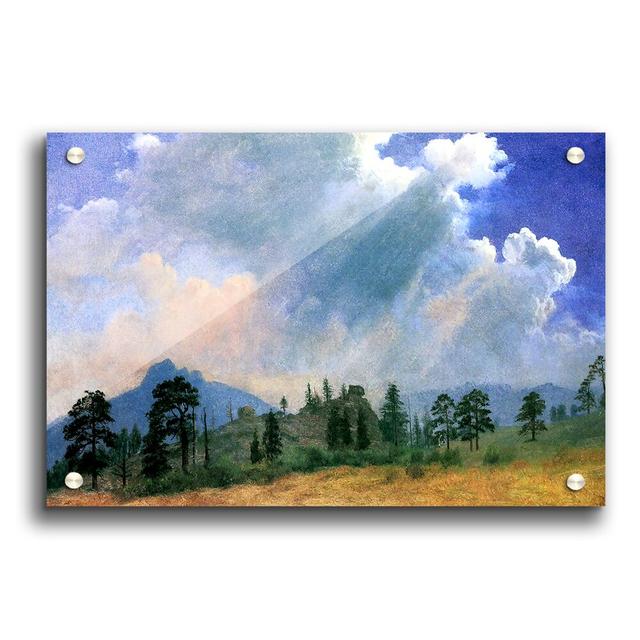 Fir Trees And Storm Clouds by Bierstadt - No Frame Art Prints on Plastic / Acrylic East Urban Home Size: 59.4cm H x 84.1cm W on Productcaster.