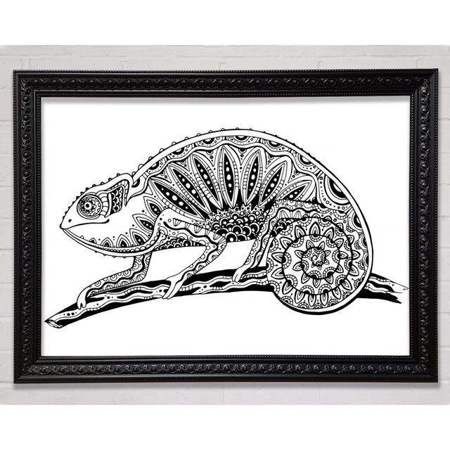 Mexican Lizard Framed Print Bright Star Size: 42cm H x 59.7cm W on Productcaster.