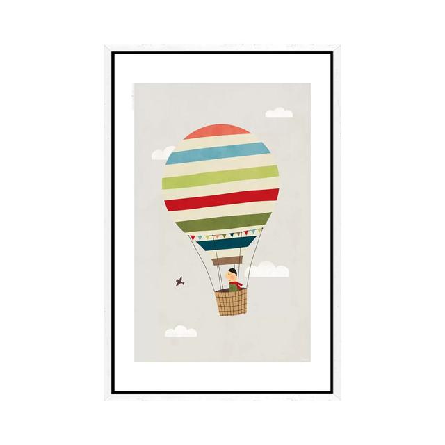 Balloon by TomasDesign - Gallery-Wrapped Canvas Giclée on Canvas Harriet Bee Size: 101.6cm H x 66.04cm W x 3.81cm D, Format: White Framed on Productcaster.