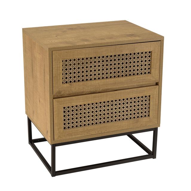 Cissell 2 Drawer Bedside Table Bay Isle Home on Productcaster.