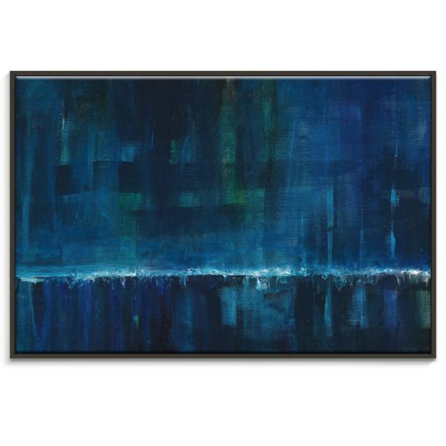 Waterfall 1 by Patricia Baliviera - Painting on Canvas East Urban Home Format: Black Floater Frame, Size: 51cm H x 76cm W on Productcaster.