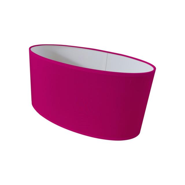 Muskegon 1 - Light Novelty Elliptical Pendant Corrigan Studio Shade Colour: Hot Pink, Size: 22cm H x 40cm W x 20cm D on Productcaster.