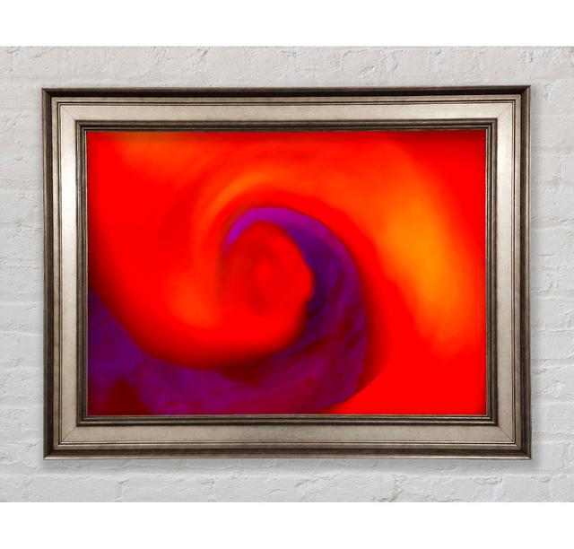 Twisted Intent Purple - Single Picture Frame Art Prints Bright Star Size: 59.7cm H x 84.1cm W x 8 cm D on Productcaster.