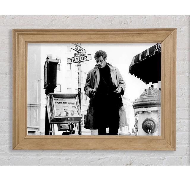 Steve Mcqueen B N W - Single Picture Frame Art Prints Bright Star Size: 29.7cm H x 42cm W x 8cm D on Productcaster.