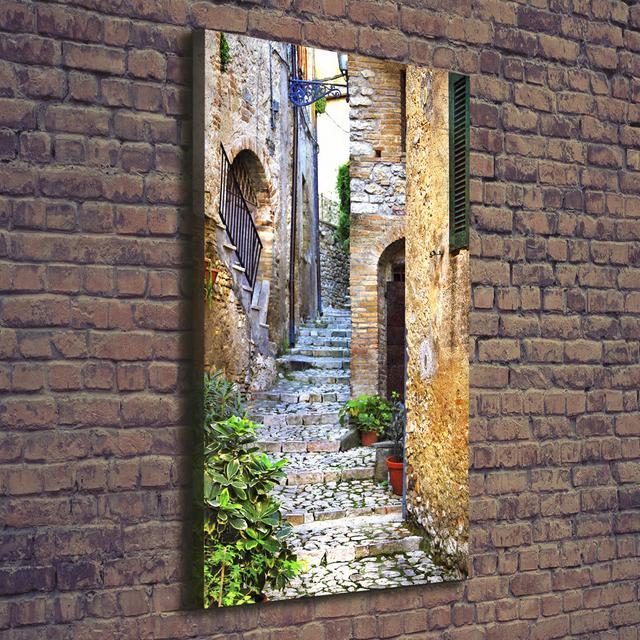 Italian Streets - Wrapped Canvas Art Prints Latitude Run on Productcaster.