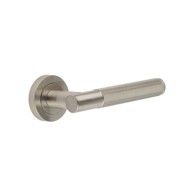 Jedo Passage (Hall & Closet) Door Handle Frelan Hardware Finish: Satin Nickel on Productcaster.