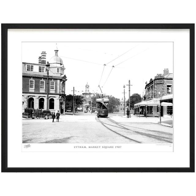 Lytham, Market Square 1907 - Single Picture Frame Print The Francis Frith Collection Size: 40cm H x 50cm W x 2.3cm D on Productcaster.