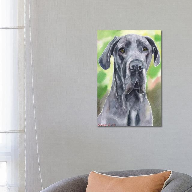 Great Dane I by George Dyachenko - Wrapped Canvas Print Marlow Home Co. Size: 66.04cm H x 45.72cm W x 3.81cm D on Productcaster.