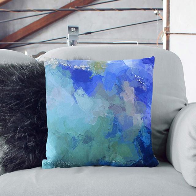 Your Way in Abstract Cushion with Filling East Urban Home Size: 40 x 40 cm, Backing Colour: White on Productcaster.