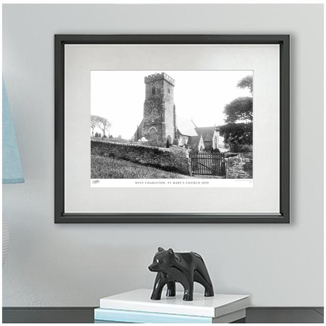 'West Charleton, St Mary's Church 1890' by Francis Frith - Picture Frame Photograph Print on Paper The Francis Frith Collection Size: 45cm H x 60cm W on Productcaster.