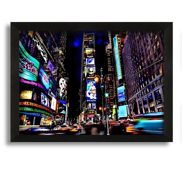 New York City Gods Speed - Picture Frame Photograph on Canvas Ebern Designs Size: 21cm H x 30cm W x 10cm D on Productcaster.