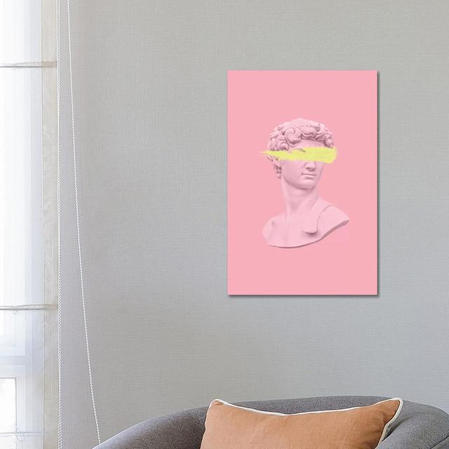 David In Pink by Grace Digital Art Co - Wrapped Canvas Gallery-Wrapped Canvas Giclée Latitude Vive Size: 66.04cm H x 45.72cm W x 1.9cm D on Productcaster.